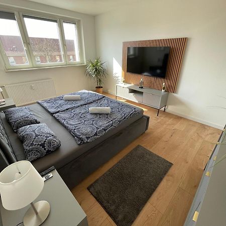 Modernes Apartment/Naehe Zentrum Magdeburg Dış mekan fotoğraf